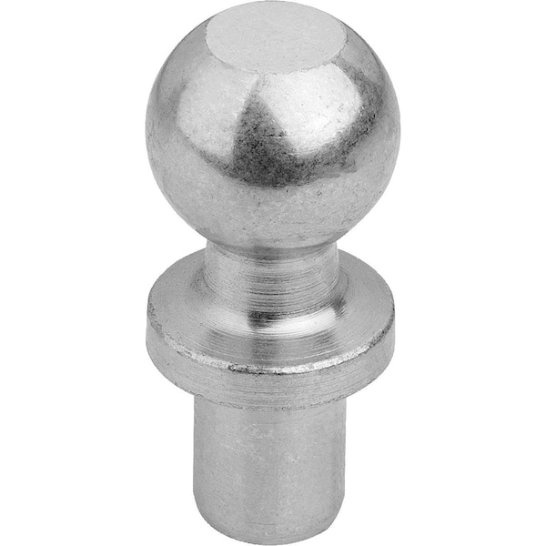 Kipp Ball End Pin DIN71803 For Angle Joint, D1=19, FormB With Rivet